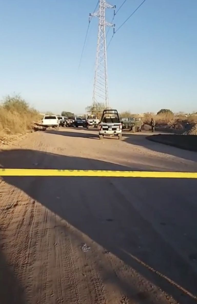 Hallan restos humanos en Ciudad Obregón. Foto: Facebook