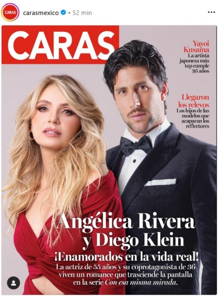 Angélica Rivera confirma romance con actor 19 años menor