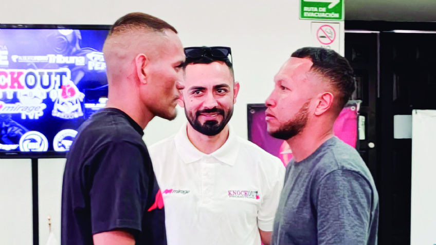 El exretador al título, Irak Díaz tiene su último cara a cara con el colombiano Mauricio Fuentes