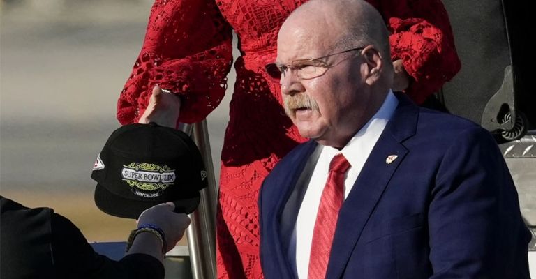Andy Reid a su llegada a Nueva Orleáns
