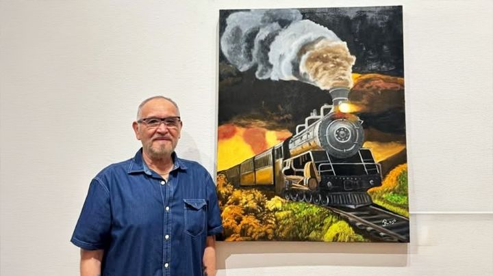 El empalmense Jesús Ernesto participa en exposición pictórica de Hermosillo