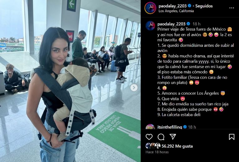 Paola Dalay comparte los detalles en su viaje con Tessa