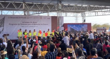 Es Cajeme sede nacional del Programa Nacional de Vivienda; Alfonso Durazo celebra