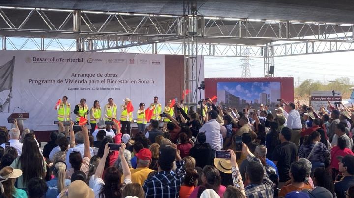 Es Cajeme sede nacional del Programa Nacional de Vivienda; Alfonso Durazo celebra