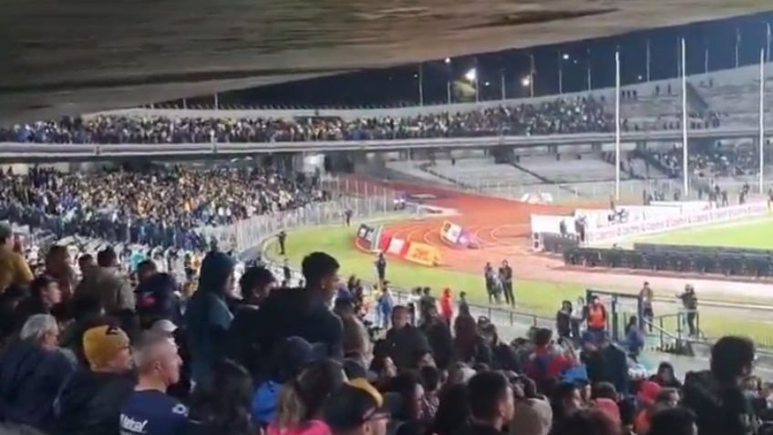 VIDEO: Así fue la violenta pelea en C.U tras derrota de Pumas ante el América