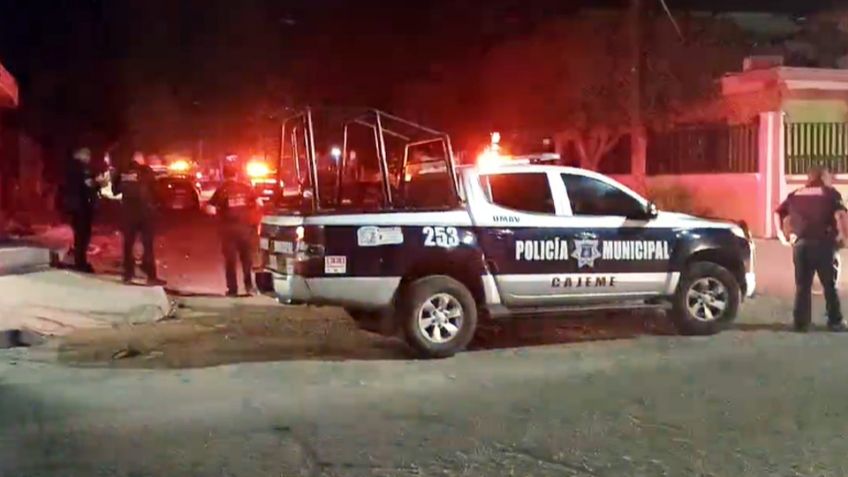 Balacera y persecución al norte de Ciudad Obregón; hallan dos vehículos abandonados