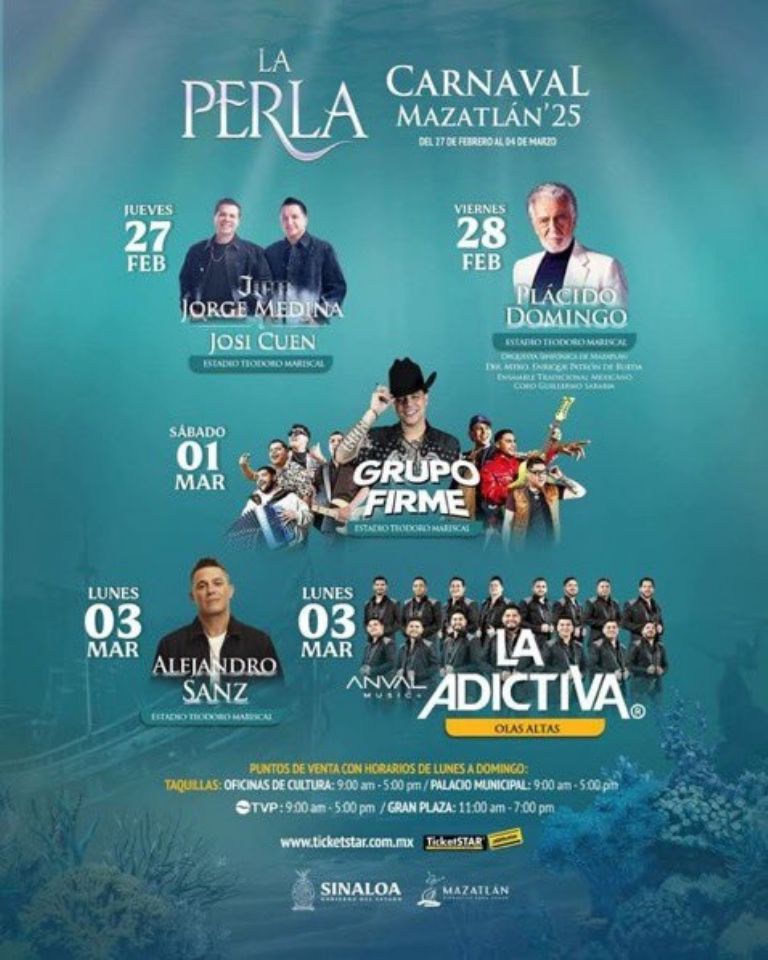 Carnaval de Mazatlán amenazas a Grupo Firme