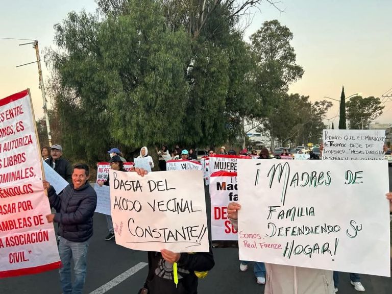 Bloqueo en la México-Pachuca
