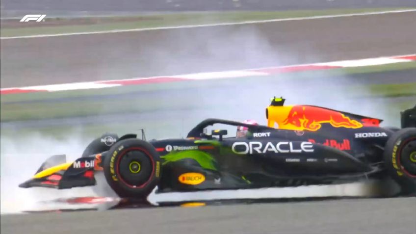 Extrañan a 'Checo' Pérez: Liam Lawson sufre su primer accidente con Red Bull en F1