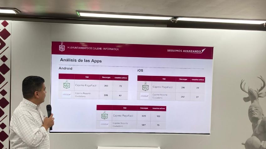 Piden a cajemenses bajar aplicaciones que les facilitarán la realización de trámites