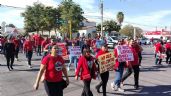 Foto ilustrativa de la nota titulada Ciudad Obregón: Maestros del SNTE demuestran 'músculo' contra la reforma al Issste