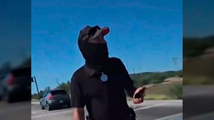 VIDEO: Continúan retenes ilegales en carreteras de Sonora; mujer enfrenta a encapuchados