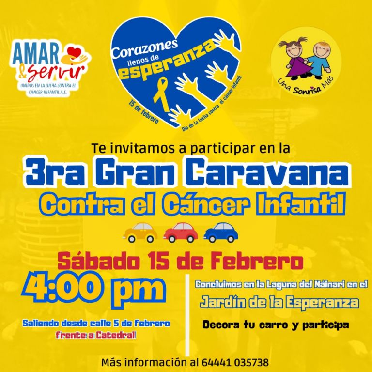 Ciudad Obregón: Agrupación amar y servir lista para conmemoración del día contra el cáncer infantil