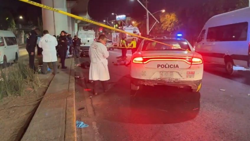 VIDEO: Dos motociclistas pierden la vida tras fatídico accidente en Avenida Tláhuac