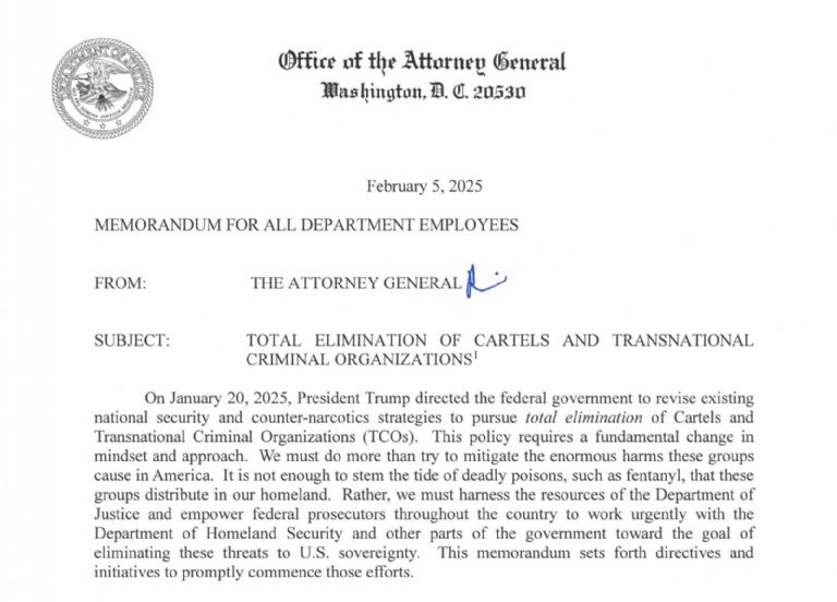 Estados Unidos va contra cárteles mexicanos