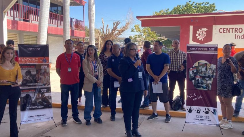 Ciudad Obregón: Cbtis 188 inicia la campaña 'El fentanilo mata'