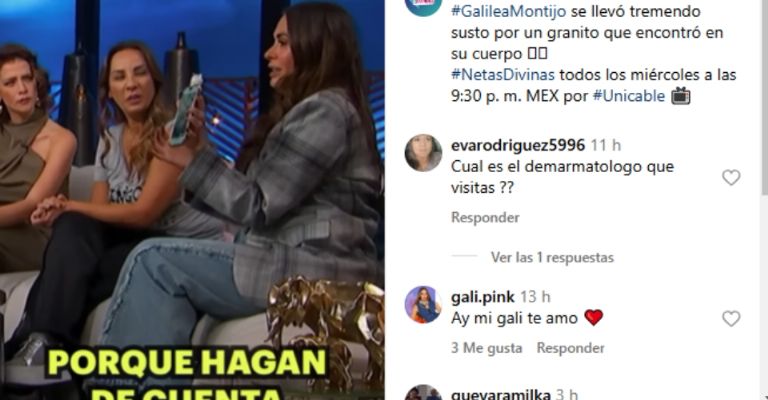 Galilea Montijo se asusta por extraño bulto en su piel y doctor le da inesperado diagnóstico