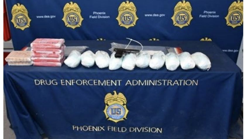 Detienen en Phoenix a mexicano con más de 100 mil pastillas de fentanilo