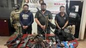 Foto ilustrativa de la nota titulada Golpe al narco en Sonora: AMIC y Semar arrestan a tres hombres y decomisan arsenal en Bácum