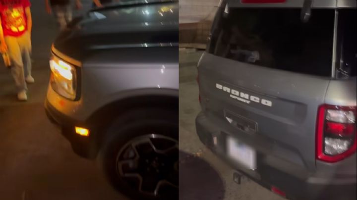 Camioneta de lujo ‘descompuesta’ aparece en una fiesta; trabajador la sacó del taller