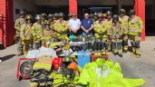 Foto ilustrativa de la nota titulada Desde Michigan: Bomberos de Estados Unidos donan equipo a sus homólogos de Empalme