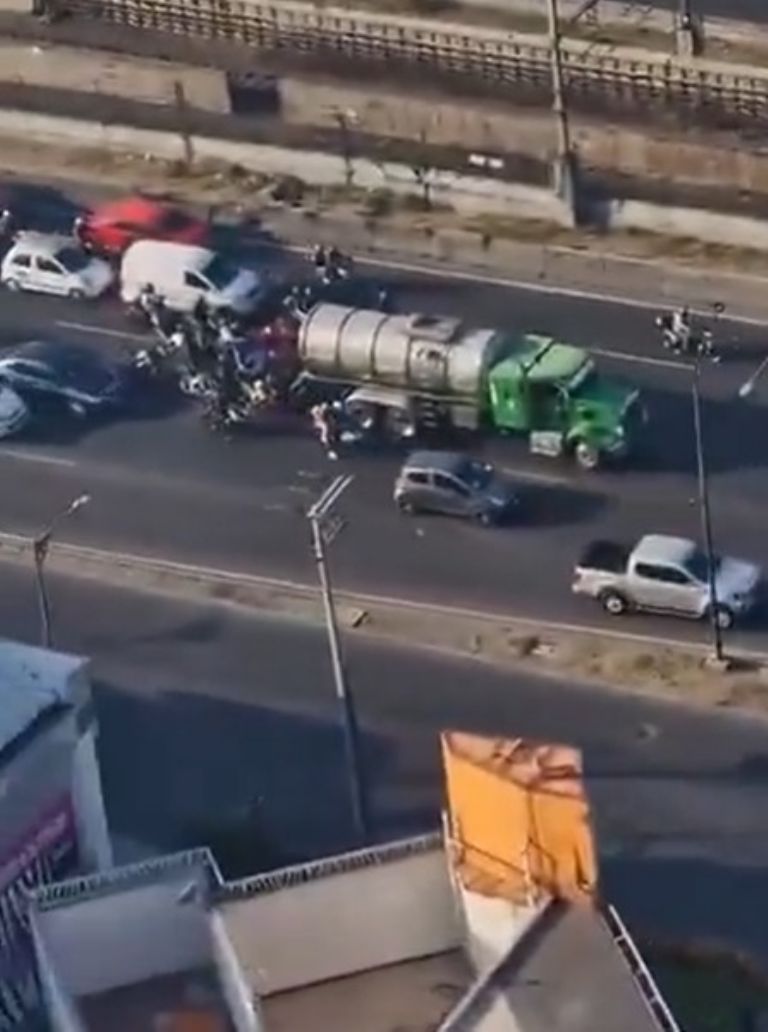 Motociclista se accidenta en la Zaragoza