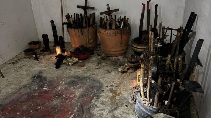 Localizan restos humanos y altar en casa de exfuncionario de Cuauhtémoc Blanco en Morelos