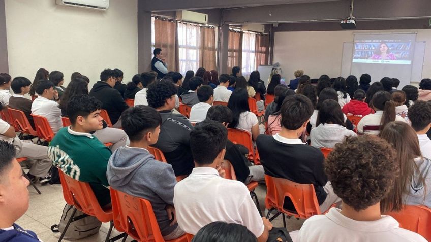 Estudiantes de Cobach Empalme son orientados con conferencia en salud mental