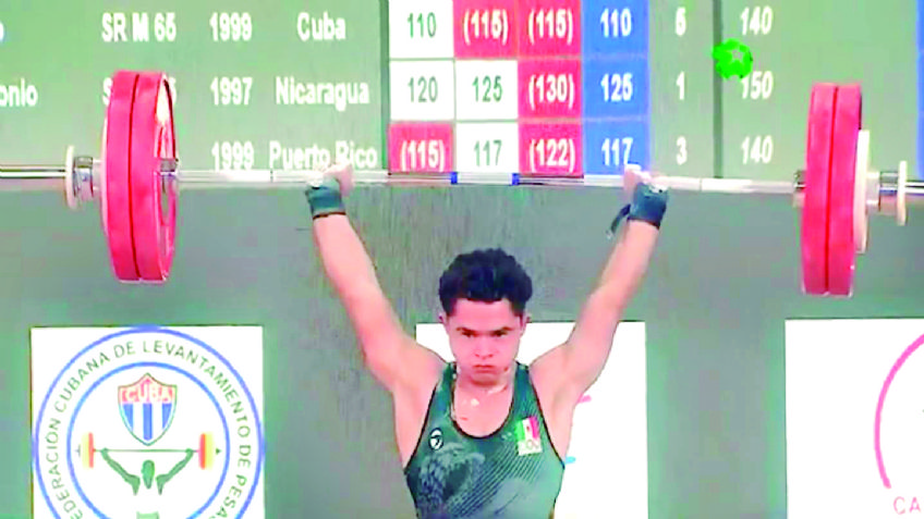 Sonorense conquista tres bronces en el Campeonato Panamericano Juvenil de Pesas