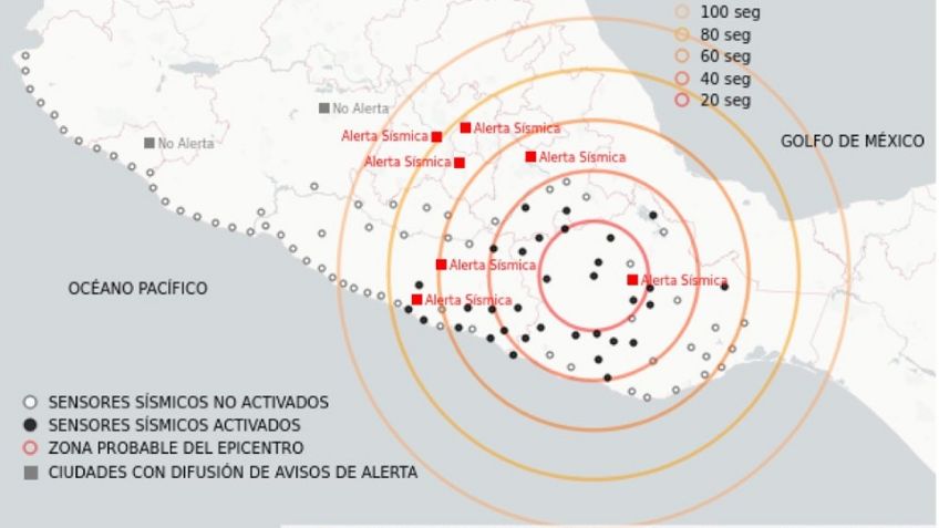 Temblor de magnitud 5.5 sacude a Oaxaca y a la CDMX; se activan las Alertas Sísmicas
