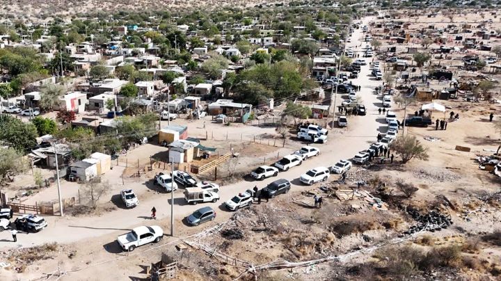 Desalojan a personas de terreno al sur de Hermosillo; eran 200 hectáreas invadidas