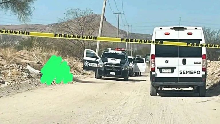 El lugar donde fue encontrada la persona sin vida