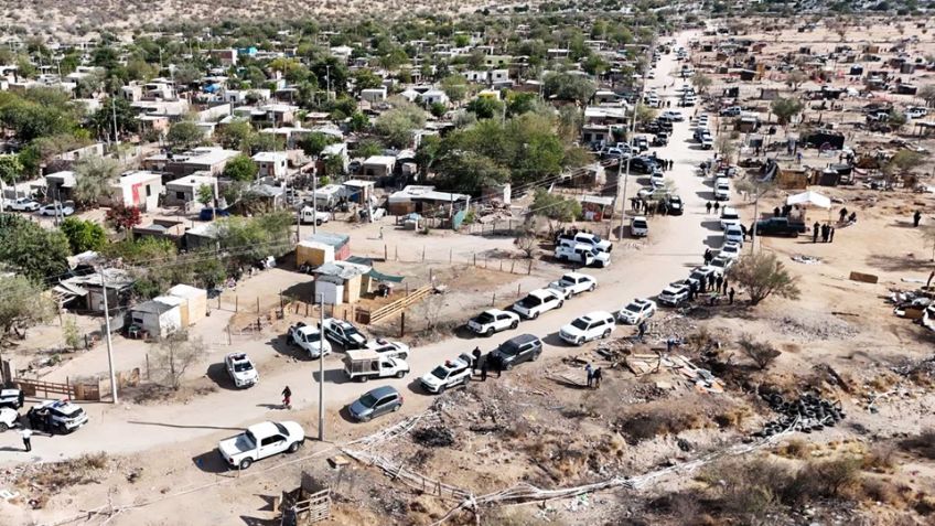 Desalojan a personas de terreno al sur de Hermosillo; eran 200 hectáreas invadidas