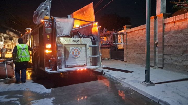 Investigan Incendio en llantera de Sinaloa; dejó un calcinado y una persona herida