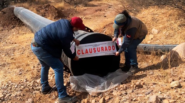 Batalla por el agua en Sonora: Clausuran ducto ilegal de Grupo México tras denuncias