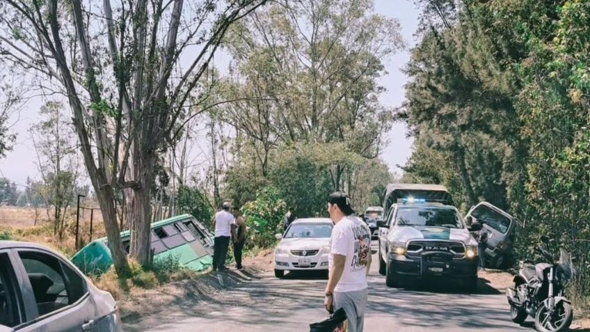 VIDEO: Así fue el fuerte accidente de transporte público en Tláhuac; iba como loco