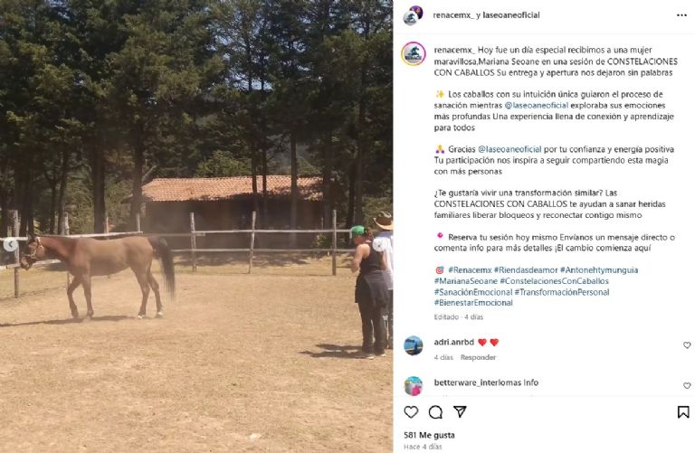 Mariana ha recurrido a varias terapias para enfrentar la muerte de su madre