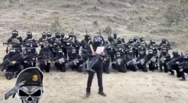 Presuntos sicarios del Cártel Jalisco Nueva Generación (CJNG) 
