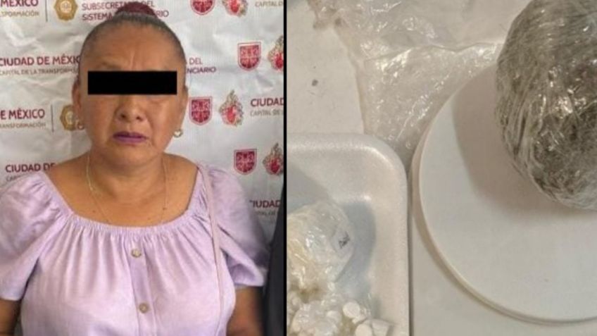 FOTOS: Cae mujer con drogas en la espalda en CDMX; intentó entrar al penal de Santa Martha