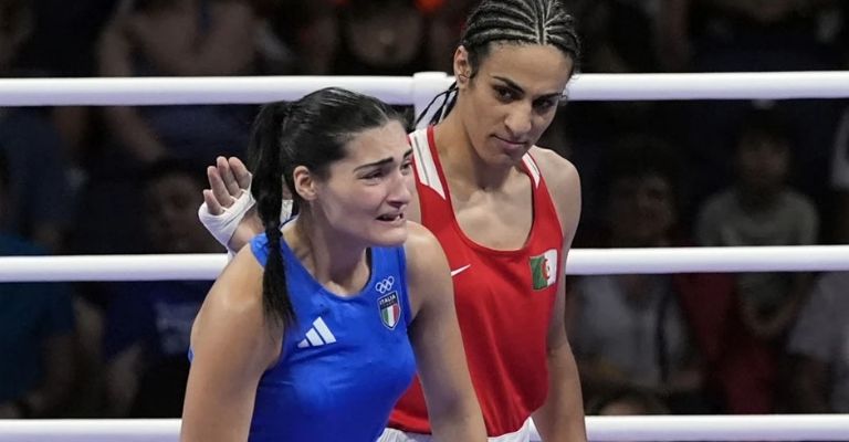 Khelif arrolló a sus rivales en París