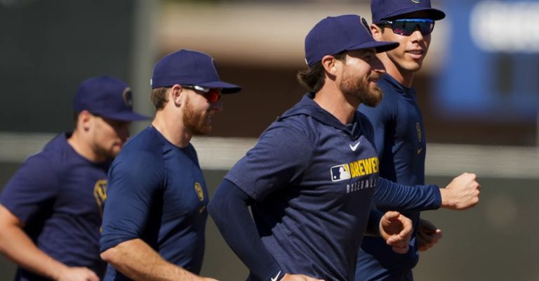 Yelich se vio feliz disfrutando del juego