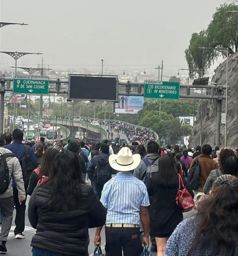 Caos en la autopista México-Pachuca
