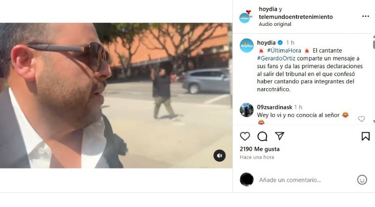 Así reapareció Gerardo Ortiz tras confirmar nexos con el narco