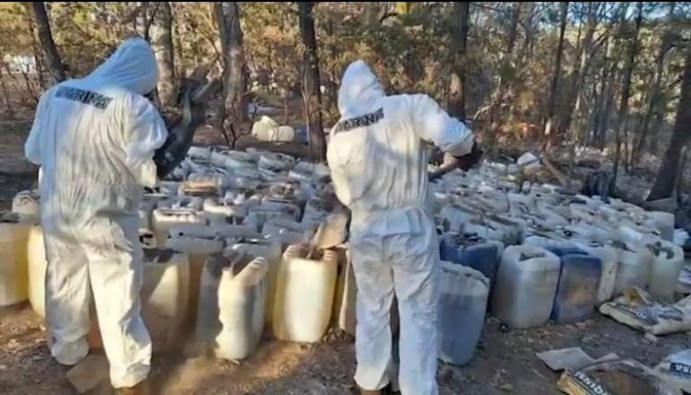 Al parecer el lugar es propiedad de Luis Fernando Álvarez Castro, ligado a 'Los Chapitos' 