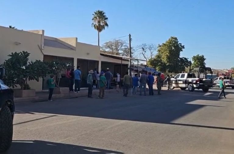 El cuerpo del fallecido quedó dentro del establecimiento