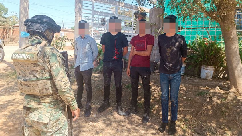 Capturan a cuatro personas en Mazatlán, Sinaloa; aseguran armas, material táctico y dinero