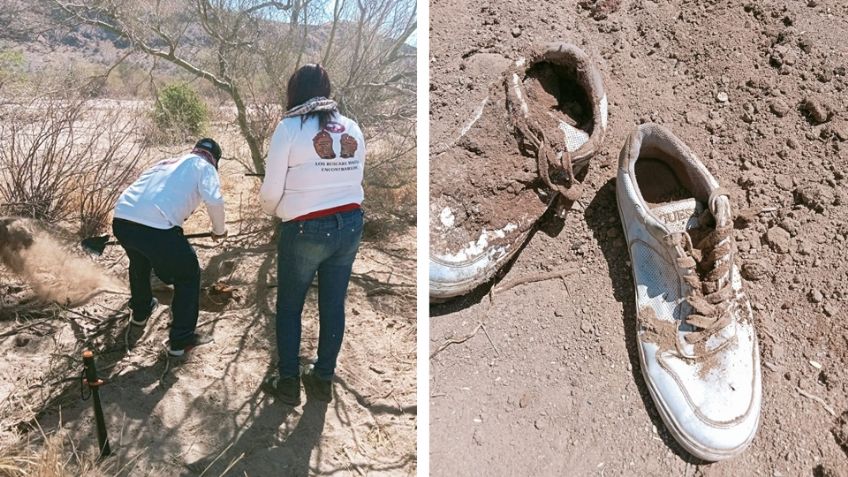 Desapariciones en Hermosillo: Madres Buscadoras de Sonora hallan dos cuerpos sepultados