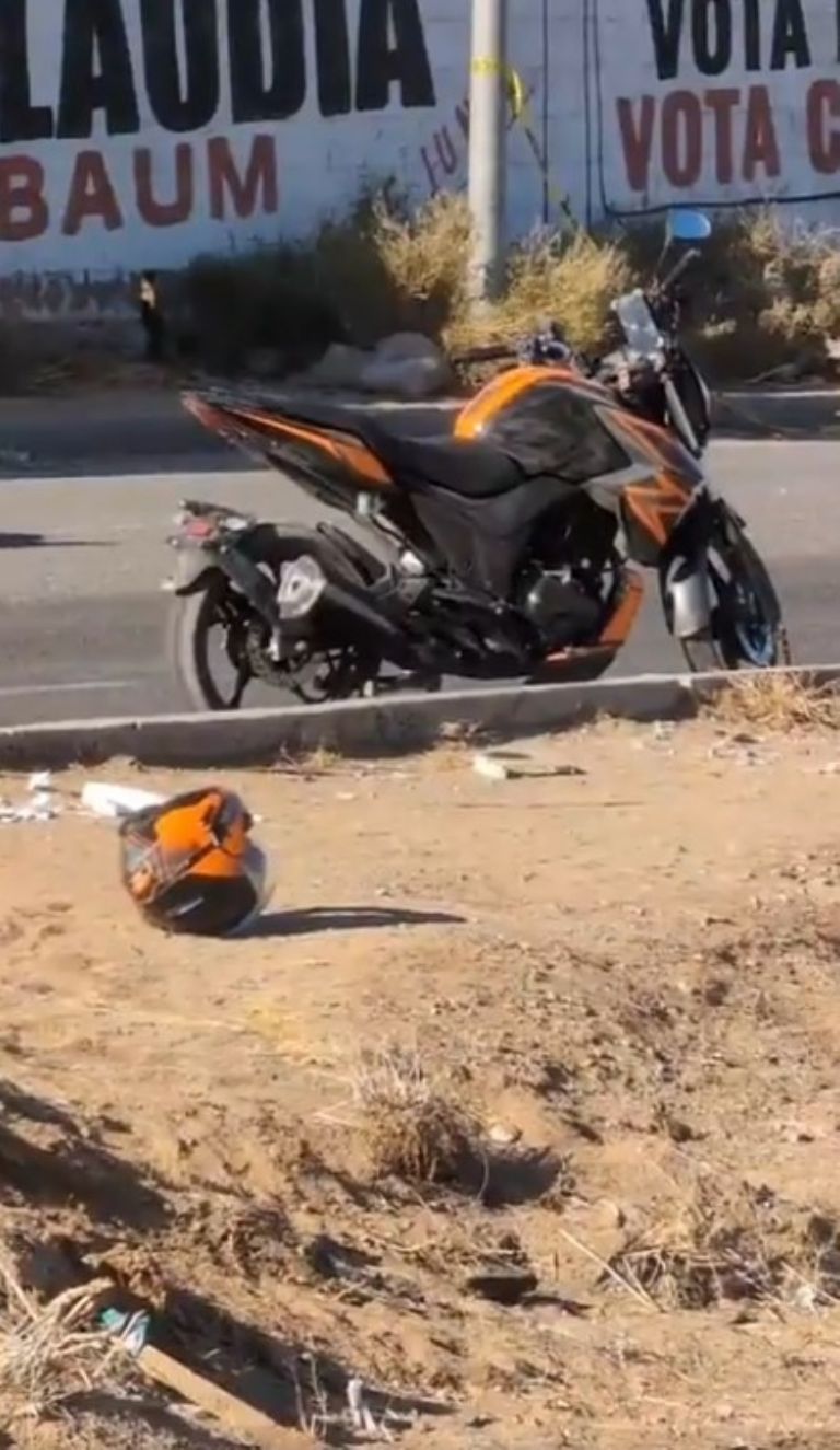 La motocicleta ya se encuentran en disposición de las autoridades pertinentes 