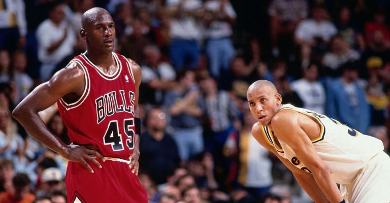 Jordan también utilizó el '45'