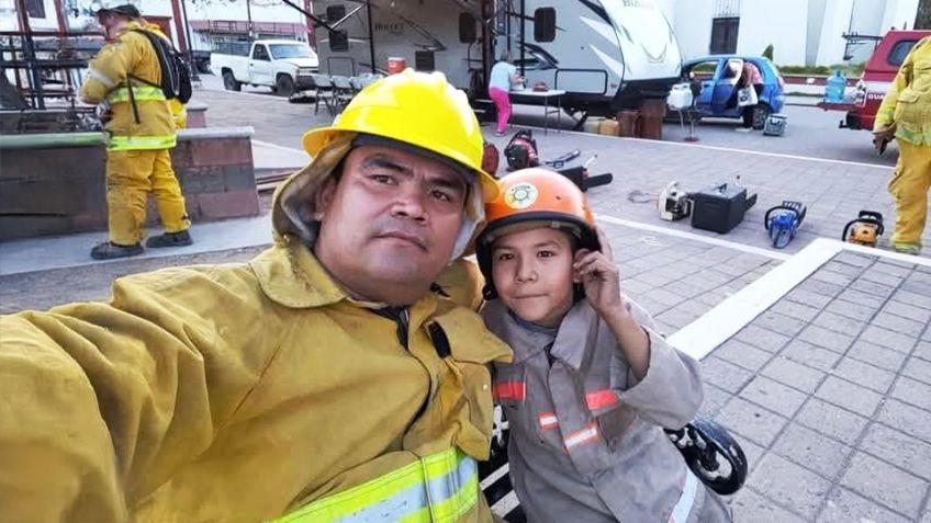 Dan de alta a bombero tras accidente vehicular en Guaymas; su hijo sigue delicado
